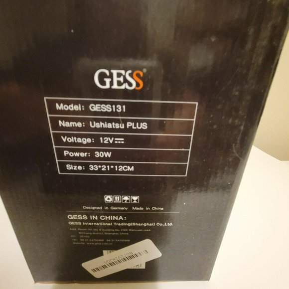 Gess Ushiatsu Plus GESS131 Massage Pillow New - Picture 6 of 9